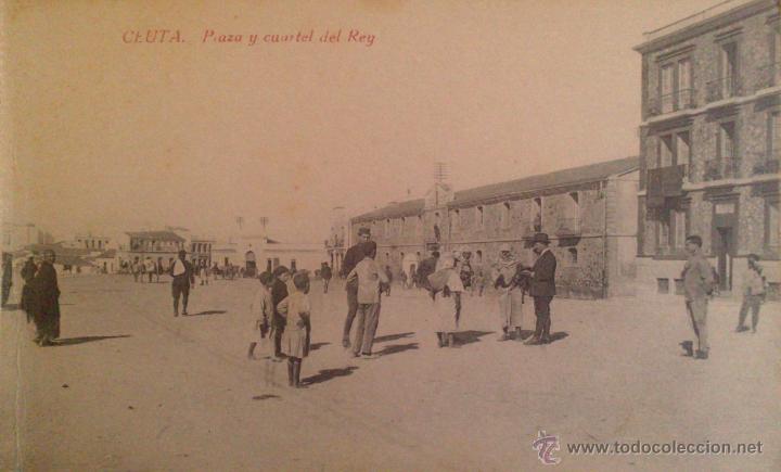 Postales: CEUTA, PASEO Y CUARTEL DEL REY - Foto 1