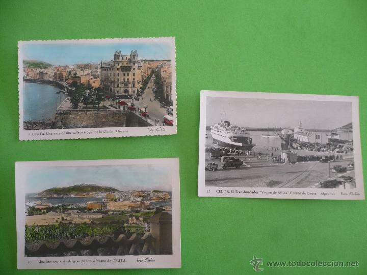 Postales: LOTE DE  POSTALES DE CEUTA ANTIGUAS  - Foto 1