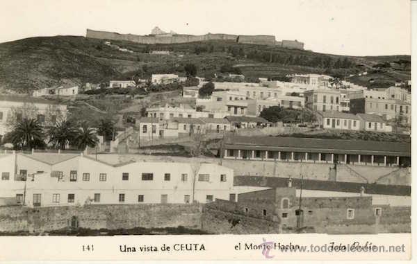 Postales: MAGNIFICA POSTAL MONTE HACHO CEUTA - Foto 1