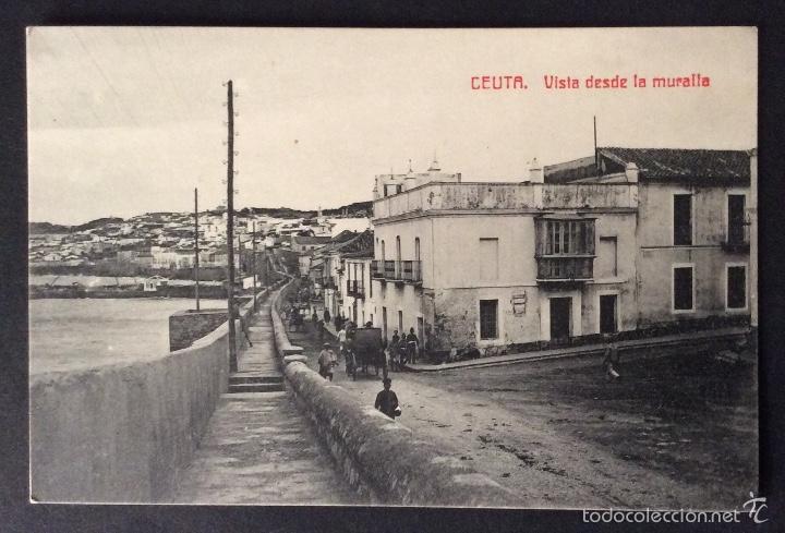Postales: POSTAL. VISTA DESDE LA MURALLA. CEUTA. - Foto 1