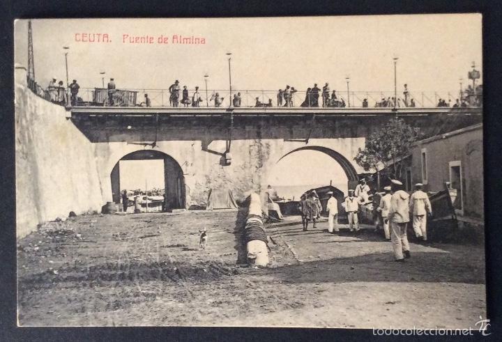 Postales: POSTAL. PUENTE DE ALMINA. CEUTA. - Foto 1