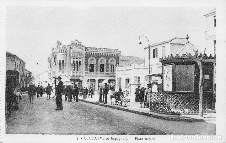 Postales: CEUTA (MAROC ESPAGNOL).- PLAZA REYES - Foto 1