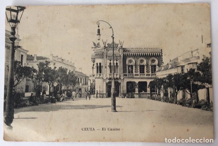Postales: POSTAL. EL CASINO. CEUTA. - Foto 1