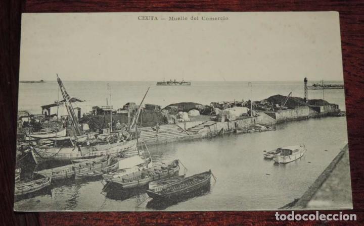 Postales: CEUTA, MUELLE DEL COMERCIO, ED. M. ARRIBAS, SIN CIRCULAR - Foto 1