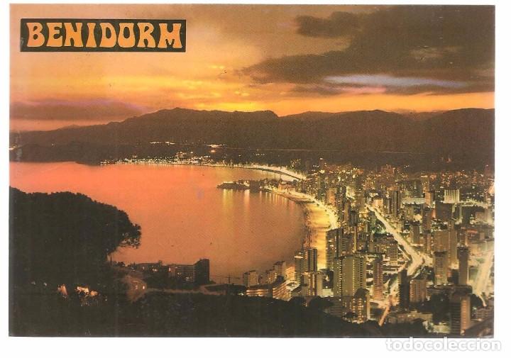 Postales: POSTAL: BENIDORM. ATARDECER.  (C/A 23) - Foto 1
