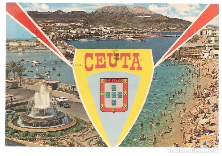 Postales: POSTAL: CEUTA. BELLEZAS DE LA CIUDAD. (C/A 23) - Foto 1