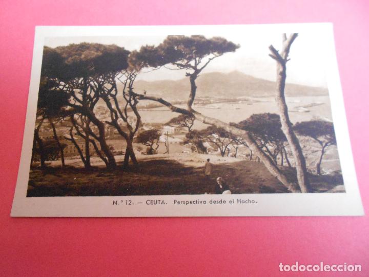 Postales: CEUTA N&ordm; 12 (PERSPECTIVA DESDE EL MONTE HACHO) SIN CIRCULAR - Foto 1