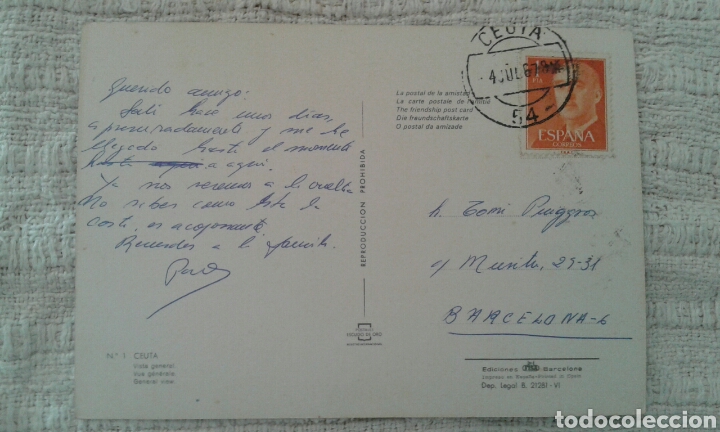 Postales: Lote 2 postales Ceuta - Foto 4