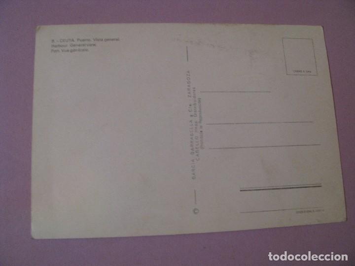 Postales: POSTAL DE CEUTA. PUERTO. - Foto 2
