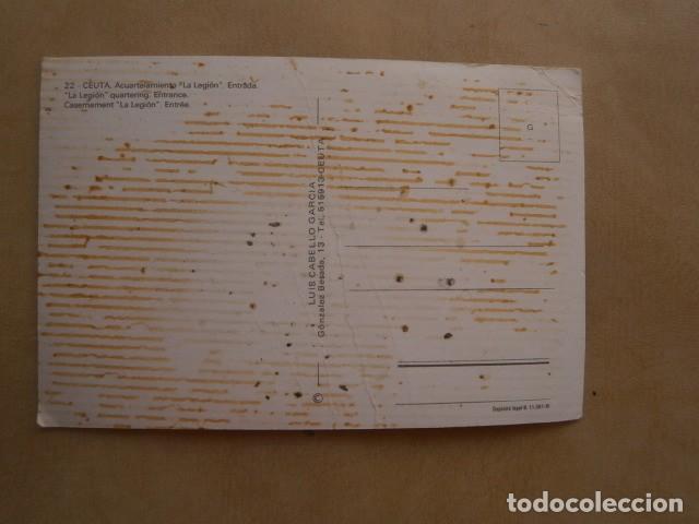 Postales: Postal acuartelamiento, la legion, entrada - Foto 2