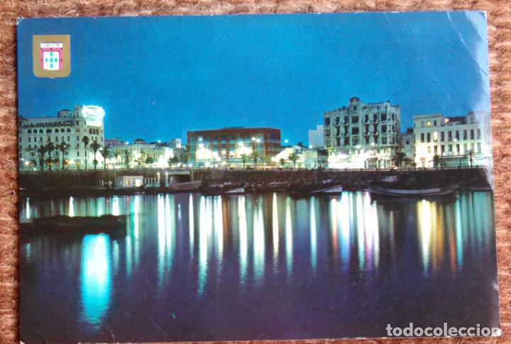 Postales: CEUTA - VISTA NOCTURNA - Foto 1