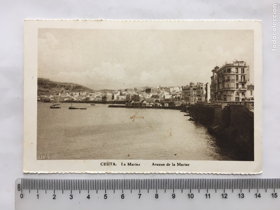 Postales: POSTAL. CEUTA. LA MARINA. H. 1955?. - Foto 1