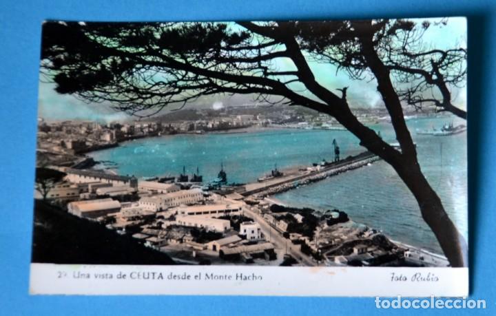 Postales: POSTAL DE CEUTA: DESDE EL MONTE HACHO - Foto 1
