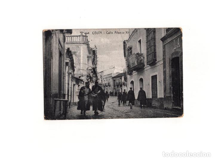 Postales: CEUTA.- CALLE ALFONSO XII. - Foto 1