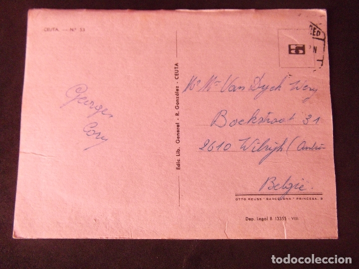 Postales: CEUTA-V2-RECUERDO-ESCRITA - Foto 2