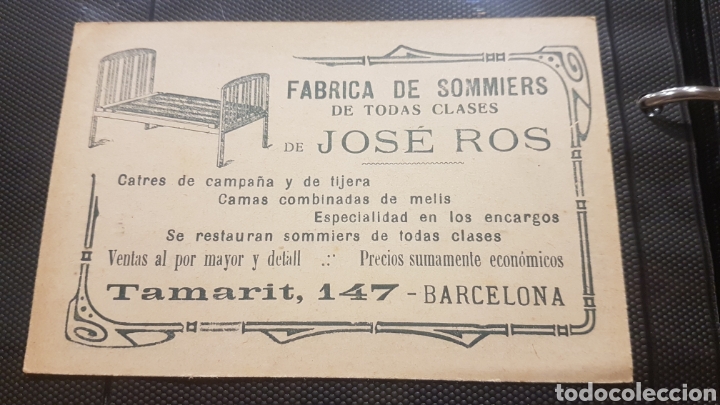 Postales: Cromo fabrica de sommiers - Foto 2