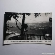 Postales: ANTIGUA POSTAL - CEUTA ENTRE LAS AGUAS DEL MEDITERRÁNEO Y DEL ESTRECHO DE GIBRALTAR - RUBIO / 132