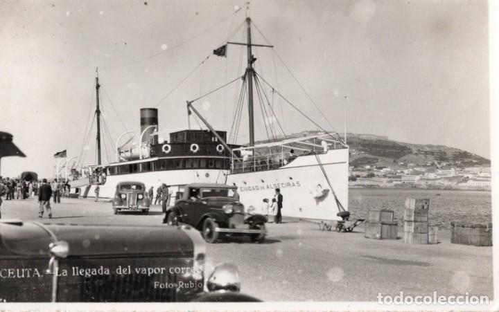 Postales: ceuta. vapor correo. rubio - Foto 1