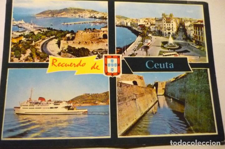 Postales: postal ceuta varias vistas.-circulada - Foto 1