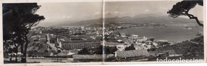 Postales: ceuta. vista general desde el hacho. postal doble - Foto 1