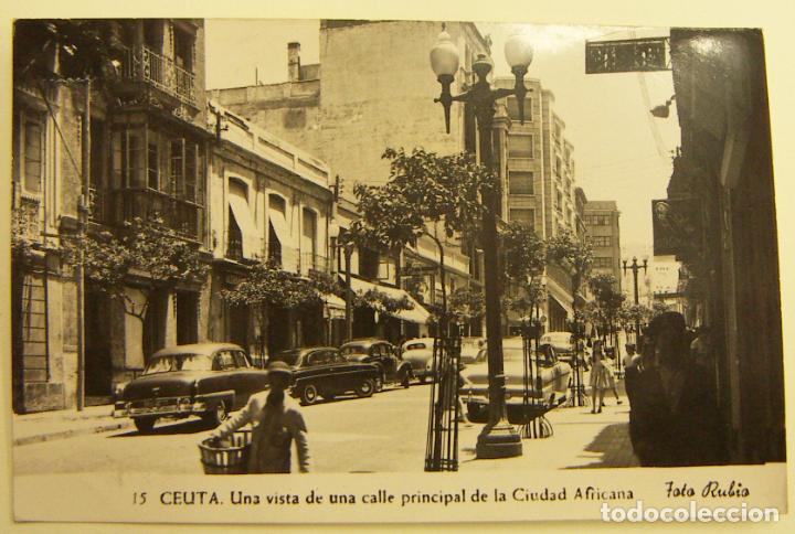 Postales: Postal de CEUTA ediciones RUBIO,N&ordm; 15 circulada - Foto 1