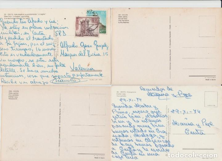 Postales: LOTE NUEVE POSTALES, CEUTA. - Foto 2