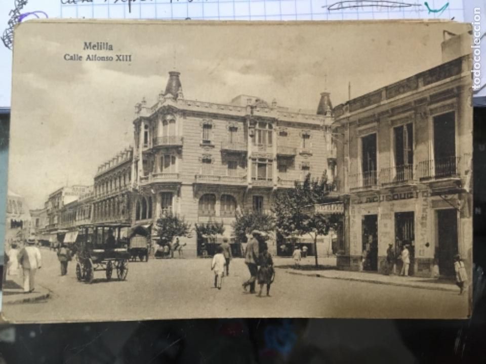 Postales: Melilla. Calle Alfonso XIII - Foto 1