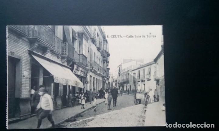 Postales: CEUTA POSTAL ANTIGUA , BLANCO Y NEGRO - Foto 2