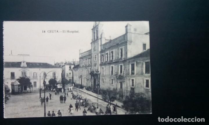 Postales: CEUTA POSTAL ANTIGUA , BLANCO Y NEGRO - Foto 1