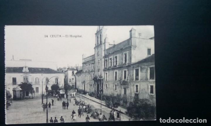 Postales: CEUTA POSTAL ANTIGUA , BLANCO Y NEGRO - Foto 2