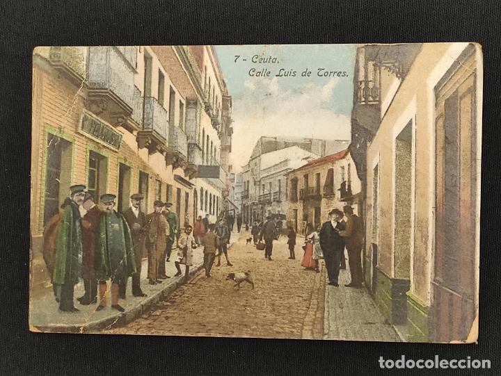 Postales: POSTAL - CEUTA - CALLE LUIS DE TORRES - - Foto 1