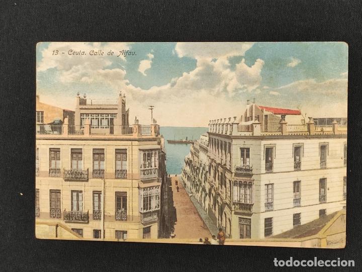 Postales: POSTAL - CEUTA - CALLE DE ALFAU - - Foto 1