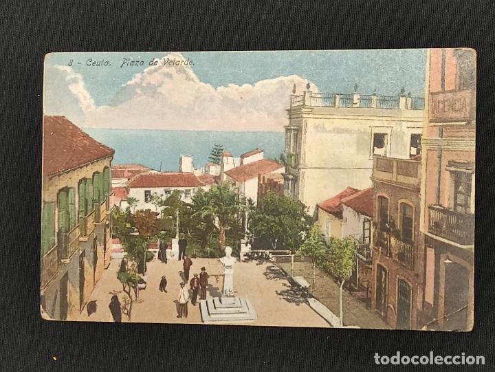Postales: POSTAL - CEUTA - PLAZA DE VELARDE - - Foto 1