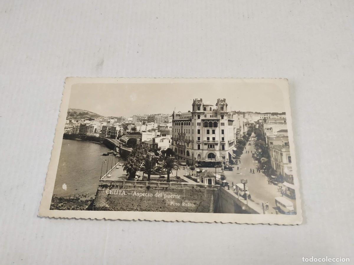 Postales: POSTAL CEUTA - ASPECTO DEL PUENTE - Foto 1