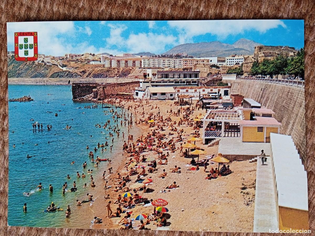 Postales: CEUTA - PLAYA LA RIVERA - Foto 1