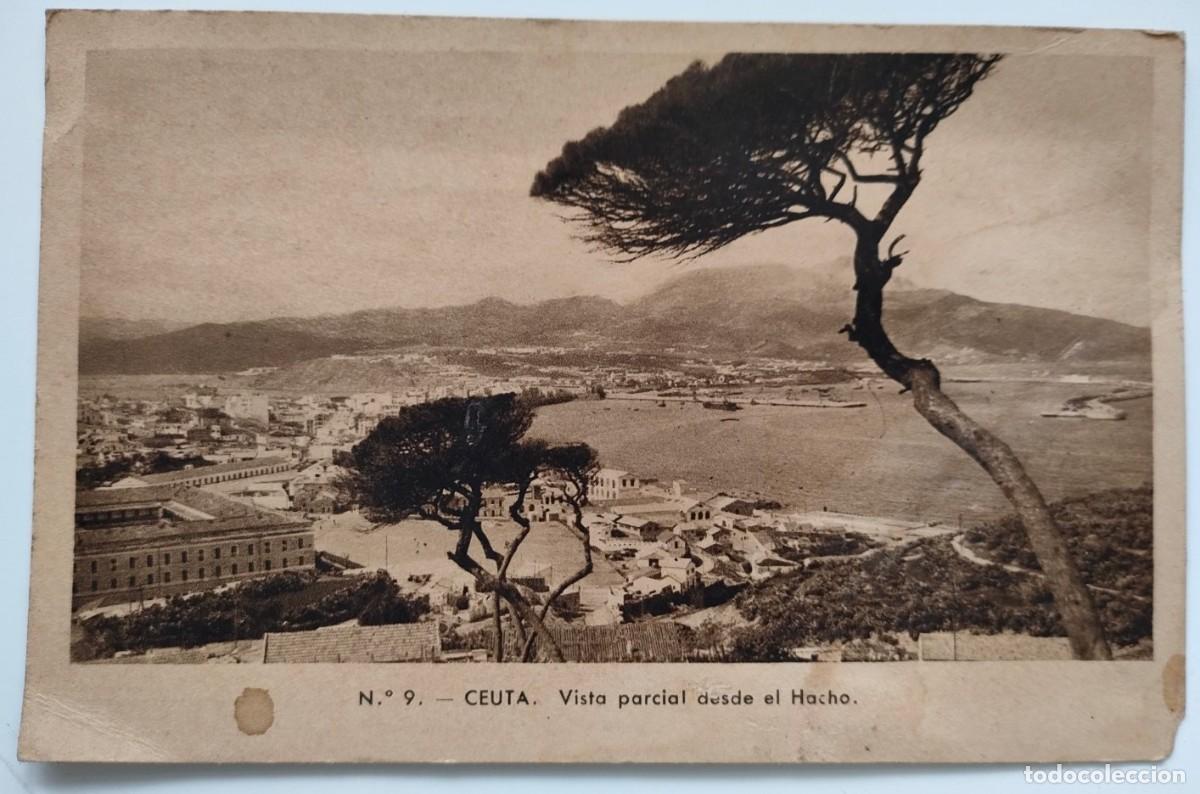Postales: CEUTA VISTA DESDE EL HACHO - Foto 1