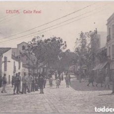 Postales: CALLE REAL (CEUTA) - FOTOTIPIA CASTAÑEIRA Y ÁLVAREZ - MADRID. Lote 401397454