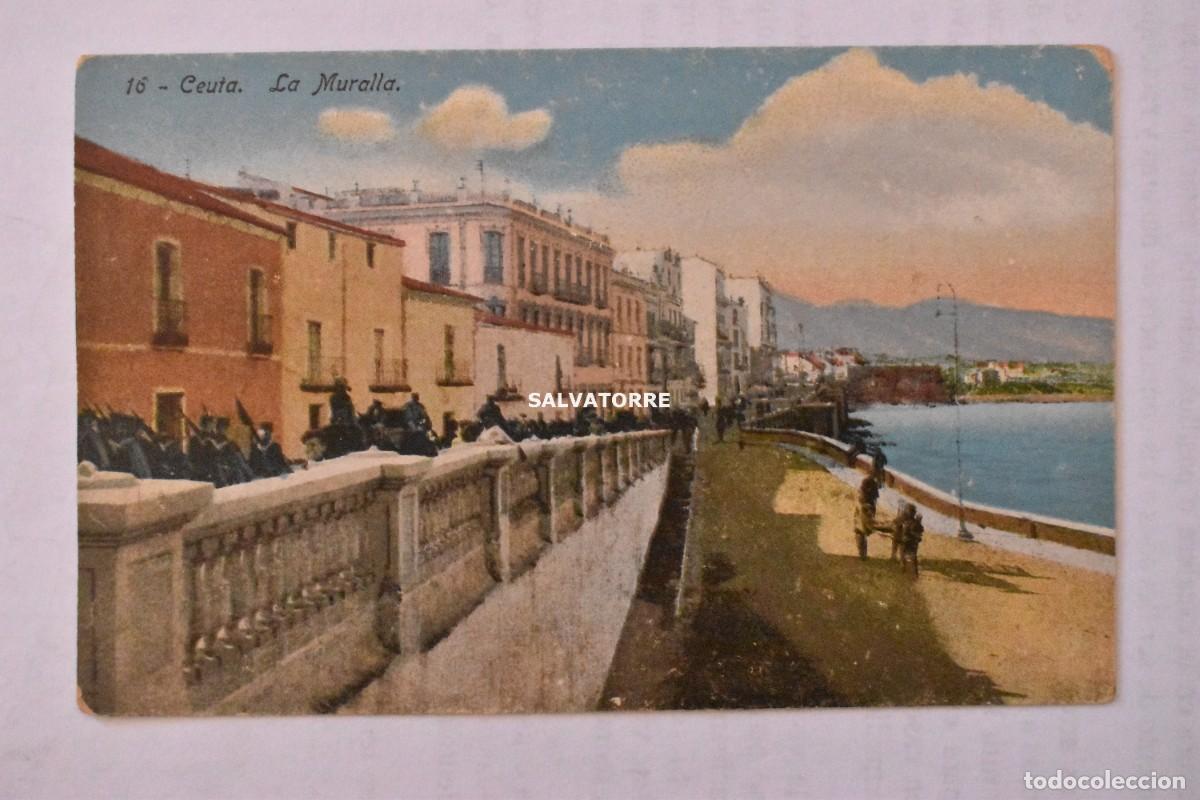 Postales: ANTIGUA POSTAL CEUTA LA MURALLA 16 - Foto 1