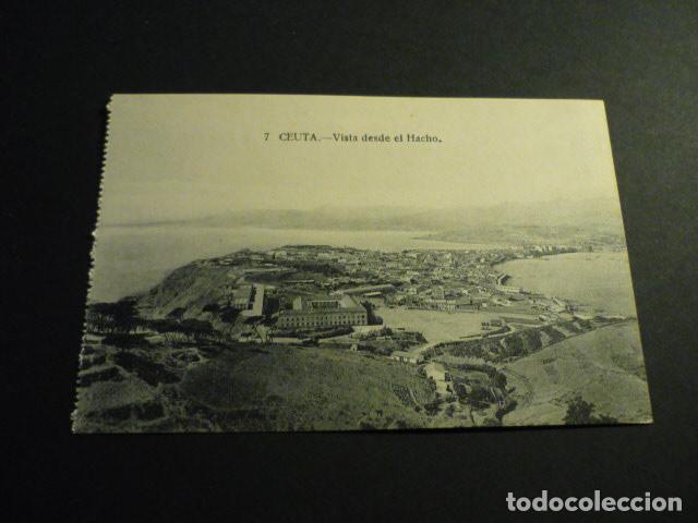Postales: CEUTA VISTA DESDE EL HACHO - Foto 1