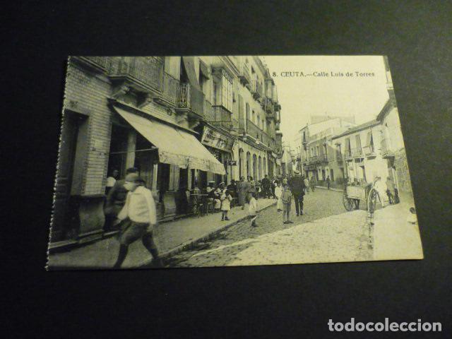 Postales: CEUTA CALLE LUIS DE TORRES - Foto 1