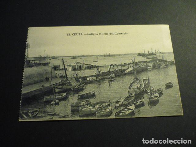 Postales: CEUTA ANTIGUO MUELLE DEL COMERCIO - Foto 1