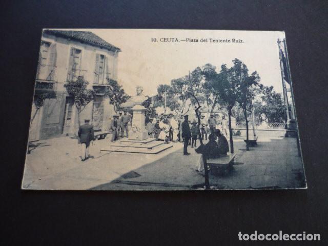 Postales: CEUTA PLAZA DEL TENIENTE RUIZ - Foto 1
