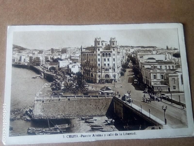 Postales: CEUTA , POSTAL ANTIGUA ANIMADA , BLANCO Y NEGRO - Foto 1