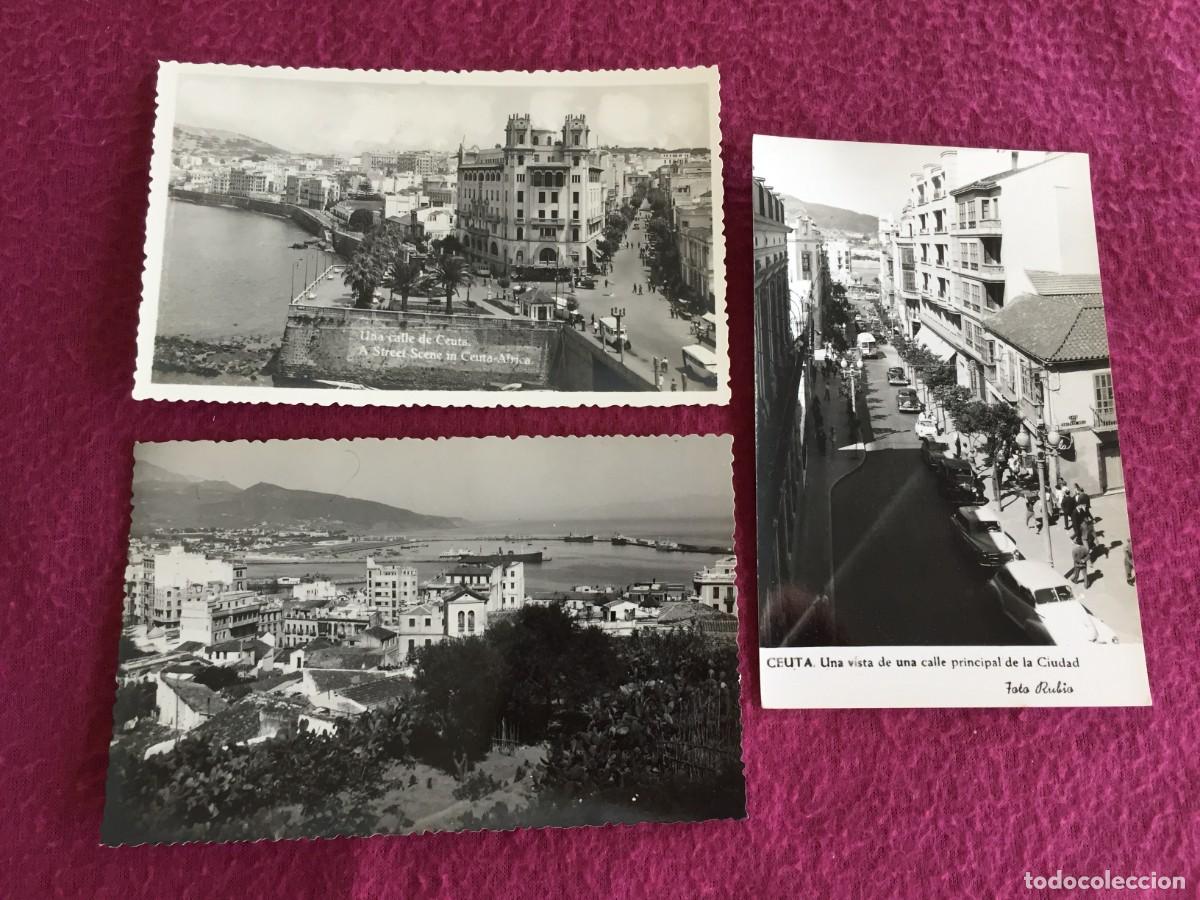 Postales: 3 POSTAL/POSTALES DE CEUTA --- SIN CIRCULAR - Foto 1