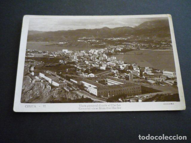 Postales: CEUTA VISTA GENERAL DESDE EL HACHO - Foto 1