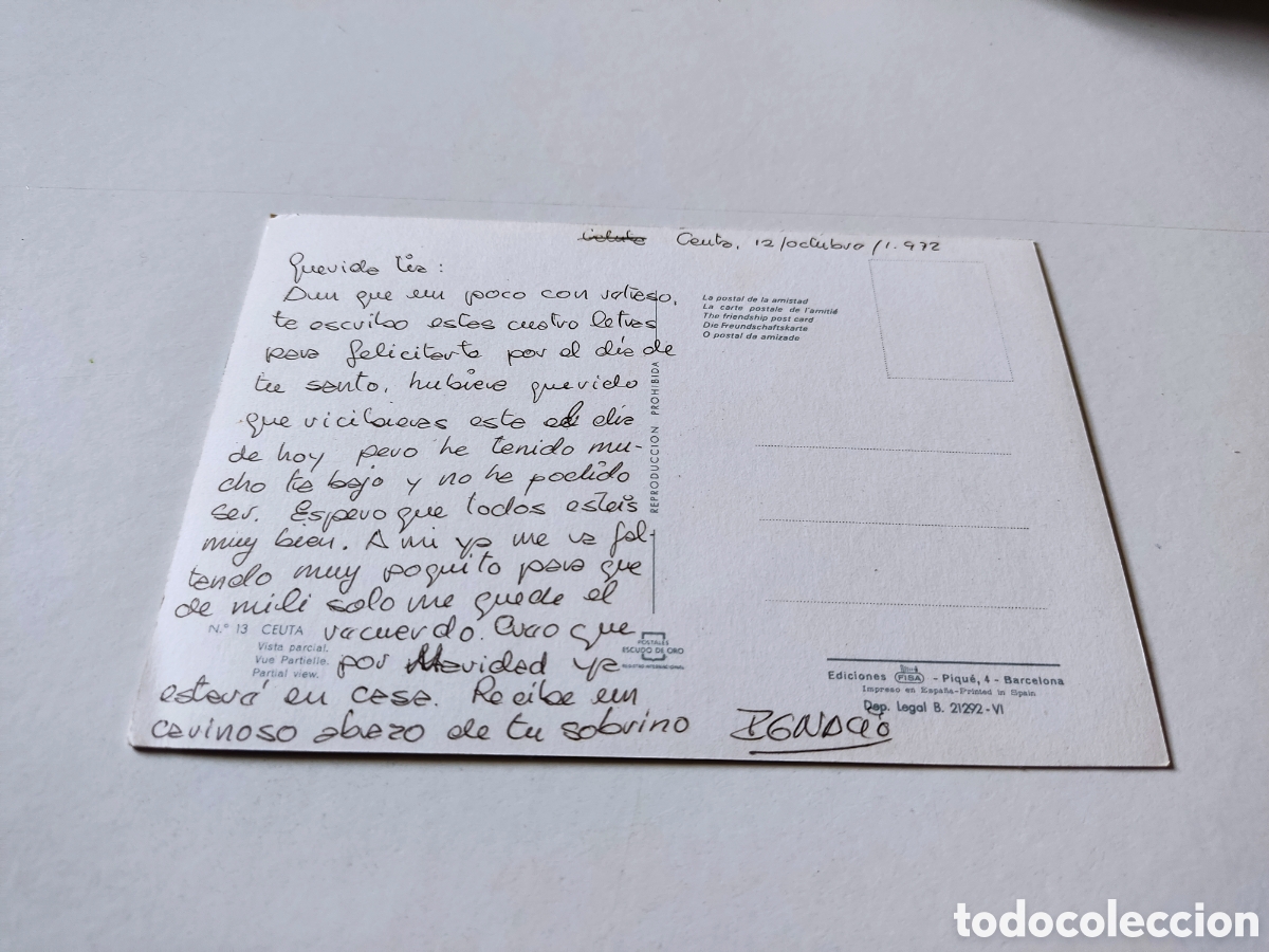 Postales: Postal Ceuta - Foto 2