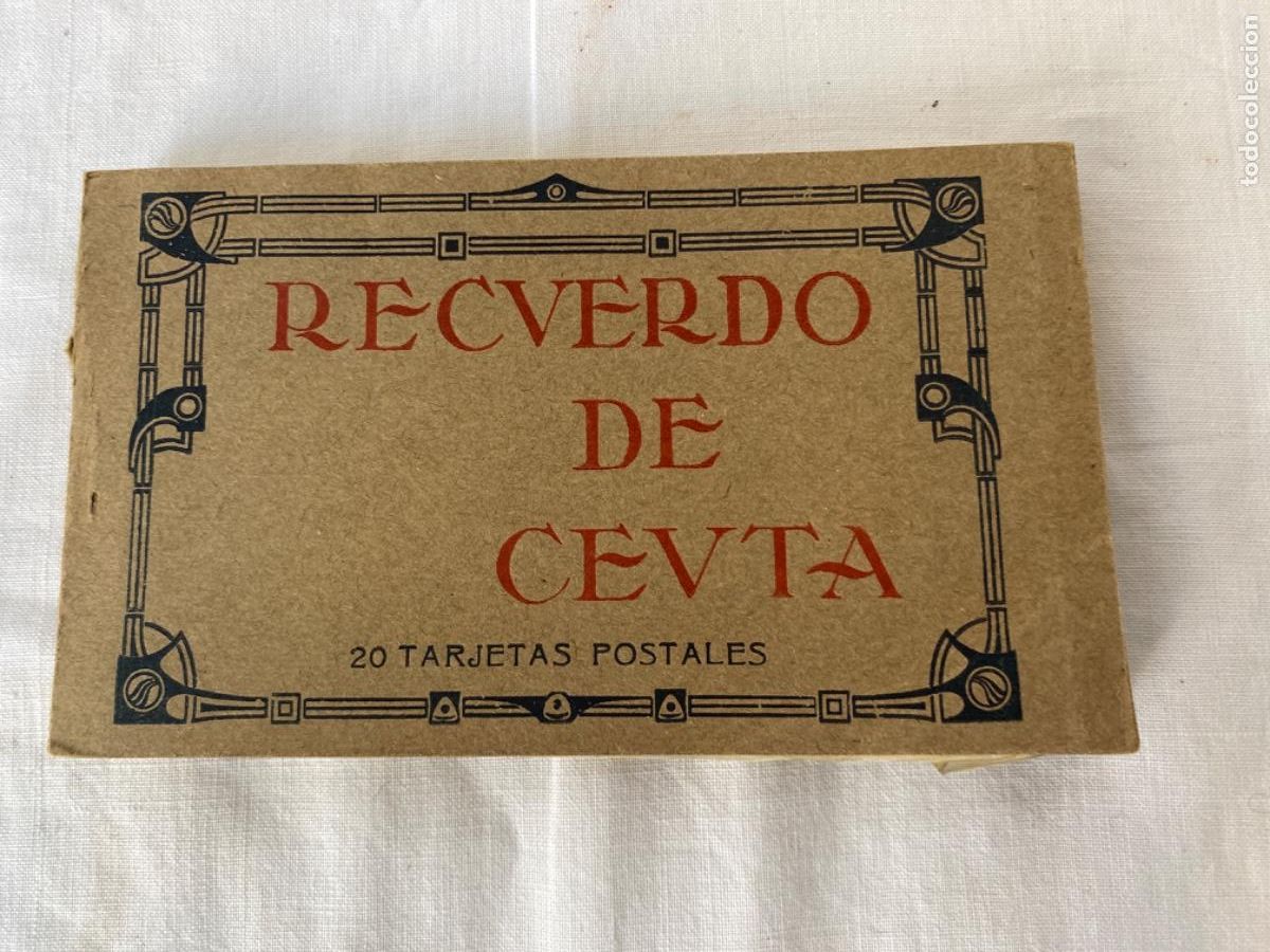 Postales: 20 POSTALES ANTIGUAS RECUERDO DE CEUTA. - Foto 1