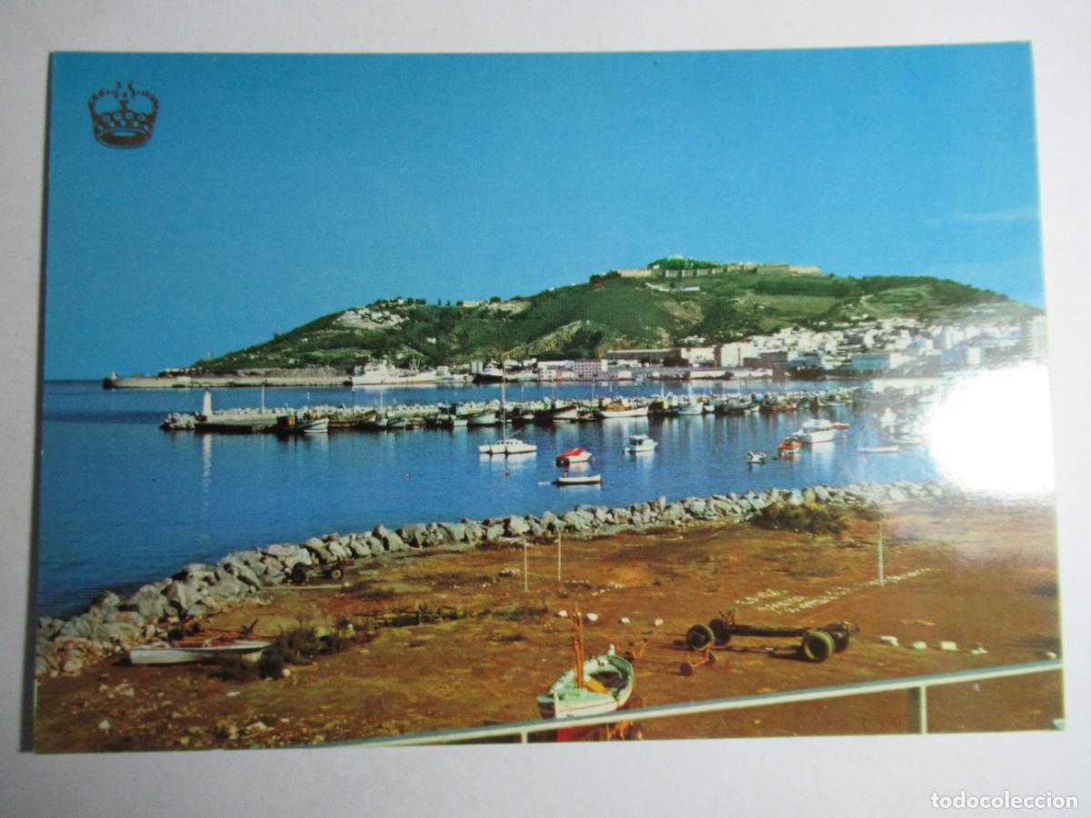 Postales: Ceuta - Vista del Puerto y Monte Hacho - Foto 1