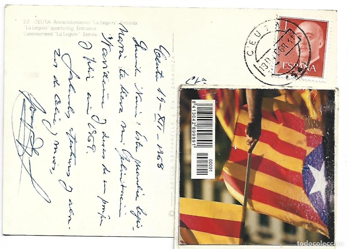 Postales: &rdquo; LA LEGION &rdquo;, ACUARTELAMIENTO, ENTRADA.- CEUTA - Foto 2