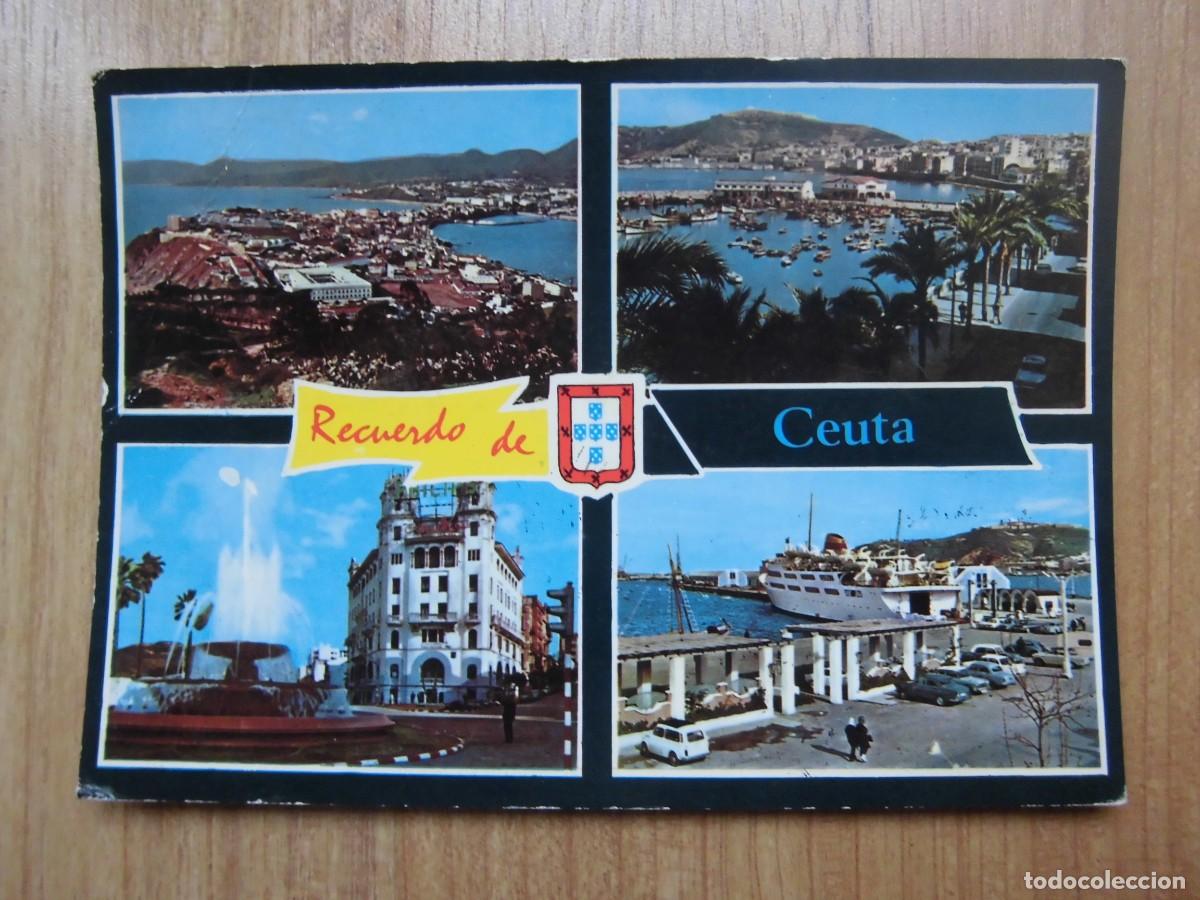 Postales: POSTAL CEUTA RECUERDO DE CEUTA - Foto 1